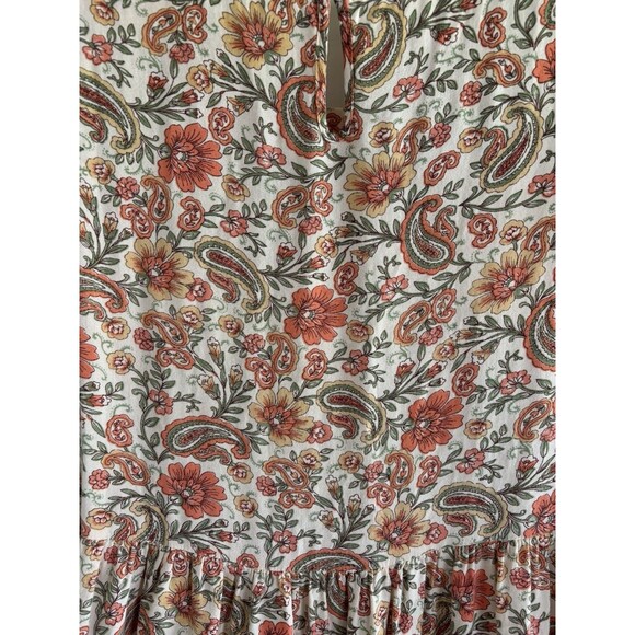 Patrons of Peace Tiered Babydoll Cottage Dress Womens XS Floral Boho Peasant - Picture 6 of 9